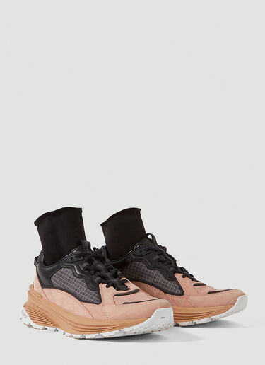 Moncler Lite Runner Sock Sneakers Pink mon0249037