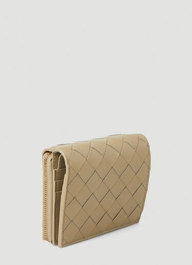Bifold Intrecciato Wallet Bottega Veneta Bifold Intrecciato Wallet Gold bov0251048