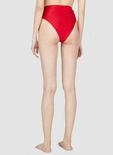 Ziah 90'S High Waist Bikini Bottoms Red zia0253004