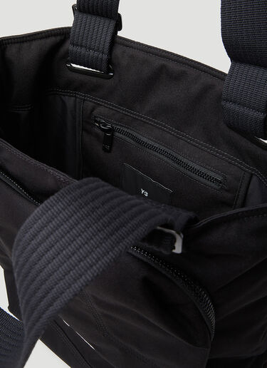 Logo Print Tote Bag Y-3 Logo Print Tote Bag Black yyy0354027