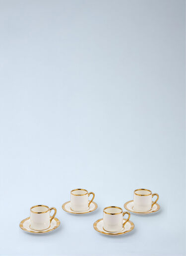 POLSPOTTEN Porcelain Espresso Cup Set White wps0691997