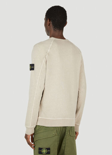 Compass Patch Sweatshirt Stone Island Compass Patch Sweatshirt Beige sto0152054