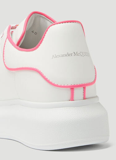 Alexander McQueen Oversized Contrast Piping Sneakers White amq0248021