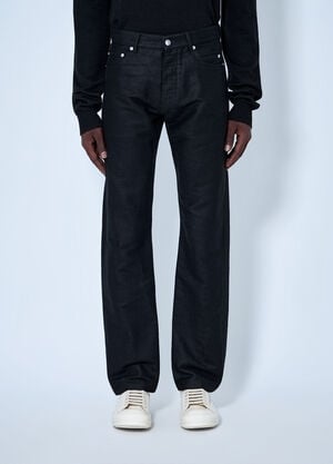 Rick Owens Straight-Leg Denim Trousers Black ric0165072