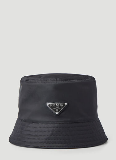Prada 徽标渔夫帽 黑 pra0245063
