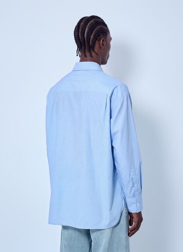MM6 Maison Margiela Classic Cotton Poplin Shirt Light Blue mmm0165005