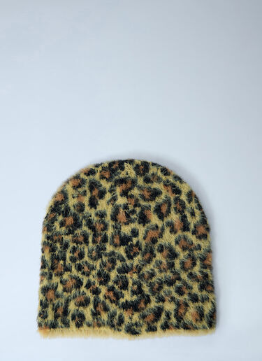 Stüssy Logo Motif Beanie Hat Brown sts0163011