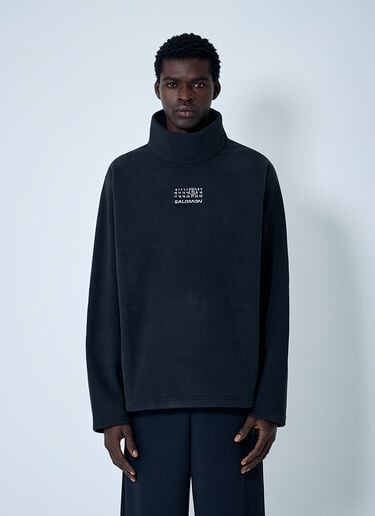 Logo Motif Sweatshirt MM6 Maison Margiela x Salomon Logo Motif Sweatshirt Black mms0163003
