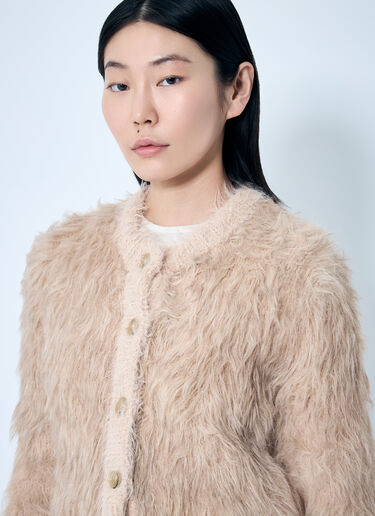 Acne Studios Textured Cardigan Beige acn0259026