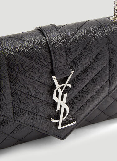 Saint Laurent Envelope Satchel Small Shoulder Bag Black sla0244033