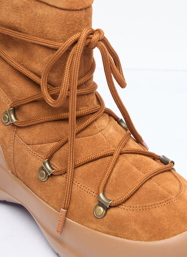 Moon Boot Luna Suede Boots Brown mnb0258006