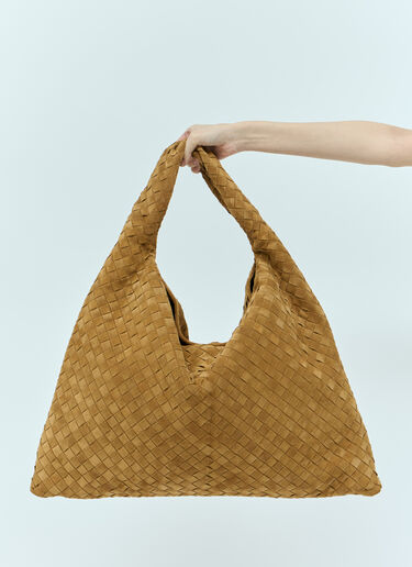 Bottega Veneta Large Hop Shoulder Bag Brown bov0255067