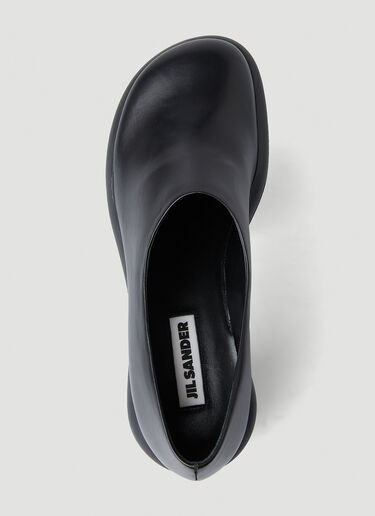Jil Sander 粗跟鞋 黑 jil0249024