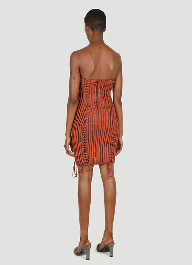 Expandable Bustier Dress Isa Boulder Expandable Bustier Dress Orange isa0250007