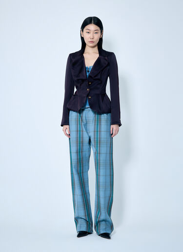 Vivienne Westwood Drunken Tailored Blazer Purple vvw0259030