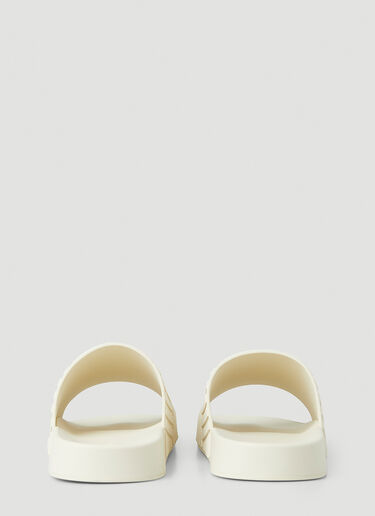 Bottega Veneta Rubber Carpet Slides Cream bov0148045