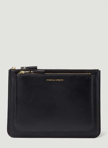 Comme des Garçons Wallet 포일 로고 포켓 지갑 블랙 cdw0351003