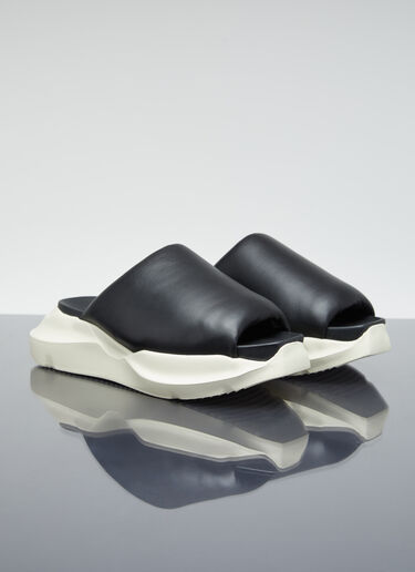 Rick Owens Geth Puffer Slides Black ric0255025