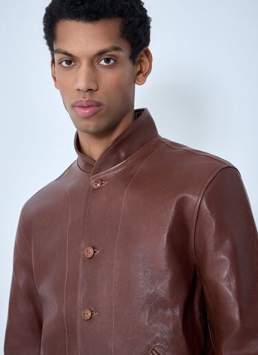 Levi's Leather Button-Up Jacket Brown lvs0162006