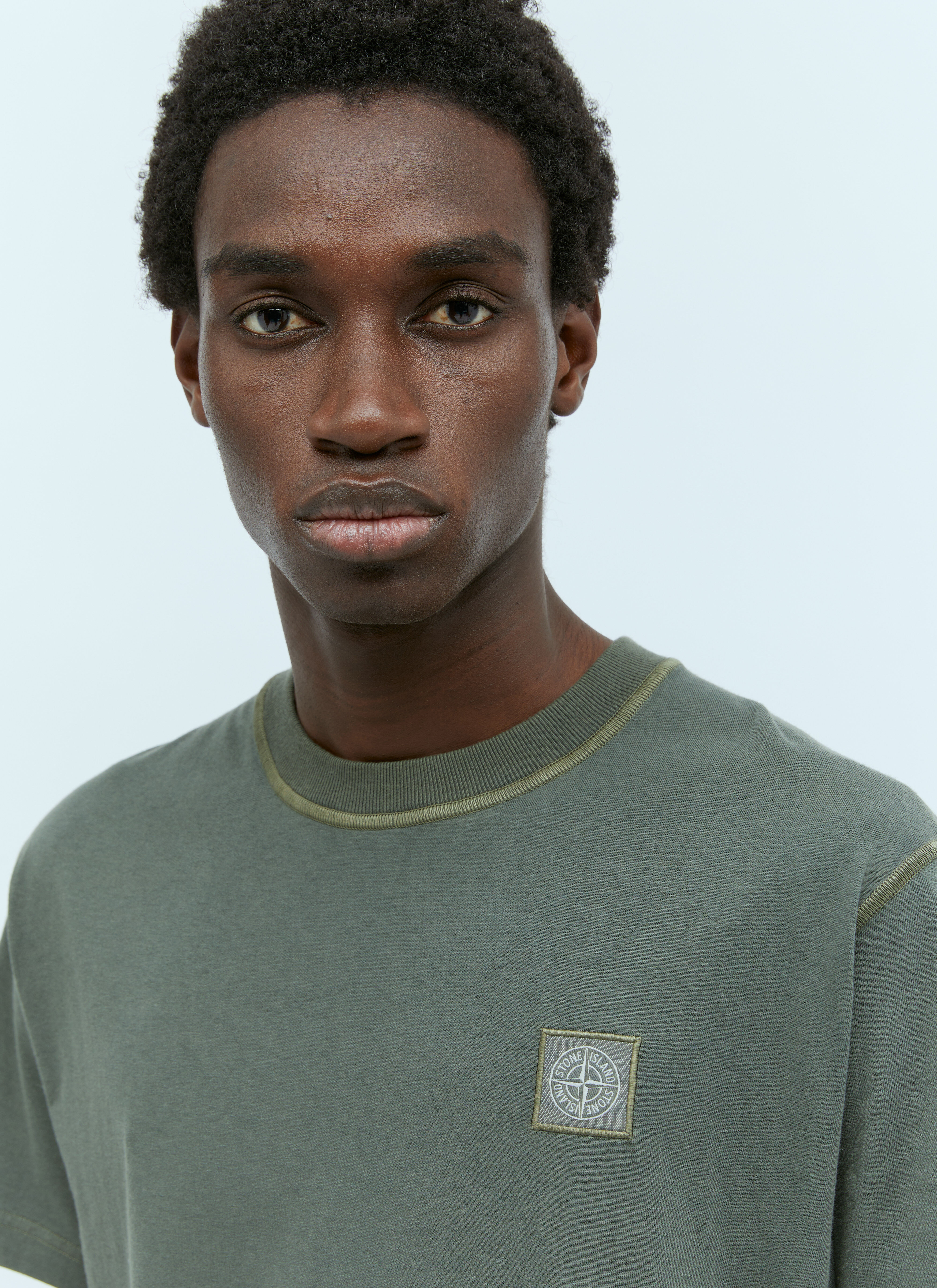 Long sleeve stone island tee online