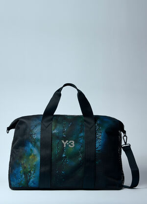 Prada Logo Print Travel Bag Black pra0159017