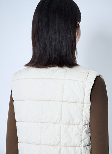 Lemaire Wadded Gilet Cream lem0260001