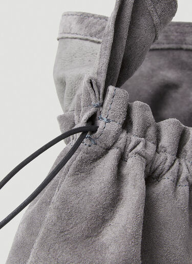 Small Drawstring Crossbody Bag Hender Scheme Small Drawstring Crossbody Bag Grey hes0152014