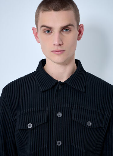 Homme Plissé Issey Miyake Pleated Jacket Black hmp0160003