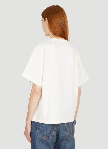Logo Print T-Shirt Jil Sander Logo Print T-Shirt Beige jil0252014