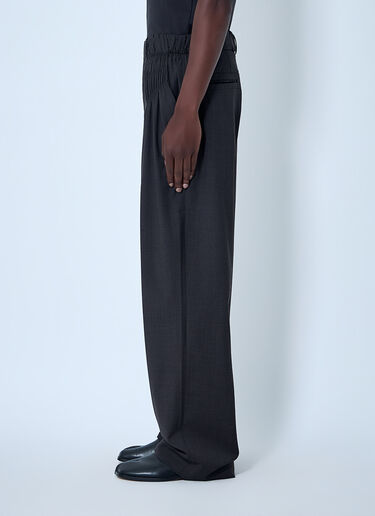 Kiko Kostadinov Elasticated Waist Tailored Trousers Brown kko0164001