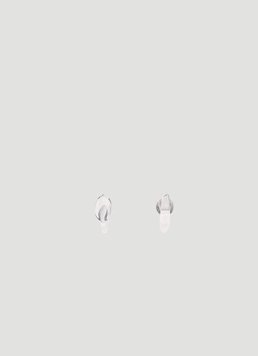 Jacquemus 레 부클 쿠베르 이어링 실버 jac0254106