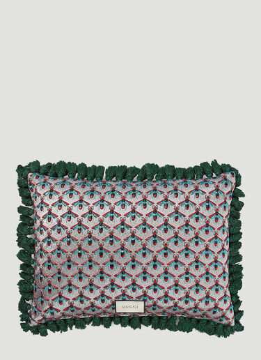 Gucci Tiger Embroidered Cushion Multicolour wps0638392
