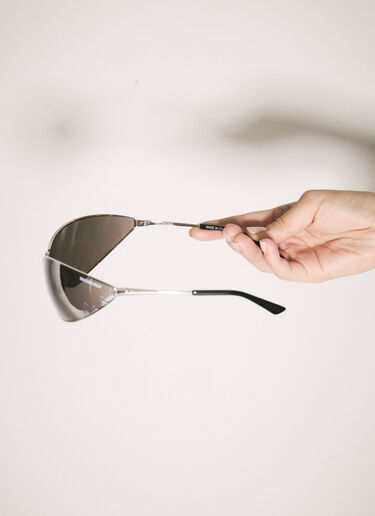 Balenciaga Razor Cat Sunglasses Silver bcs0354004
