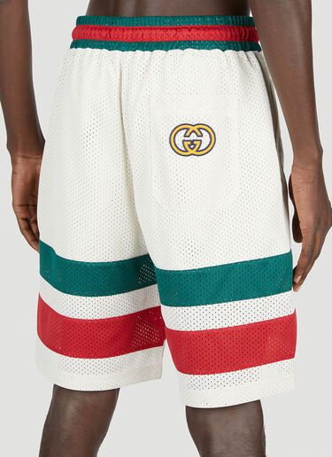 Gucci Basketball Track Shorts Ivory guc0153003