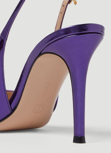 Gianvito Rossi Jaipur Sling High Heels Purple gia0250001