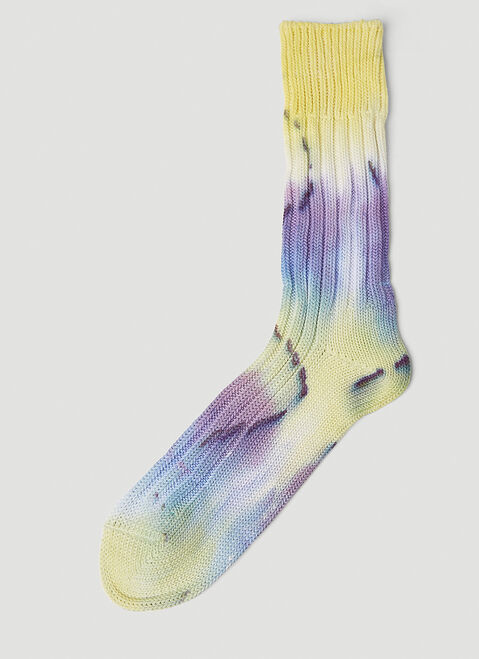 Stain Shade x Decka Socks 타이다이 양말 옐로우 ssd0351004