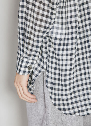 Our Legacy Darling Check Shirt Black our0155002