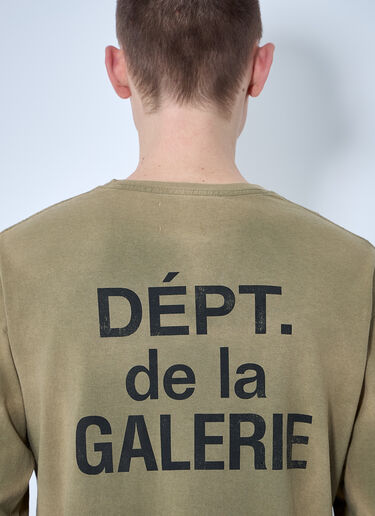 Gallery Dept. French Logo Print T-Shirt Green gdp0160020