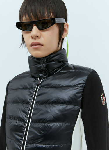 ジップアップダウンカーディガン Moncler Grenoble ジップアップダウンカーディガン ブラック mog0253026