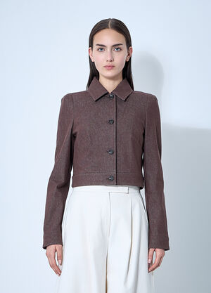 Max Mara Tailored Carpa Jacket Brown max0260027