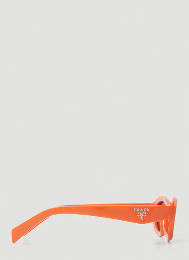 Prada Symbole Oval Sunglasses Orange lpr0253001