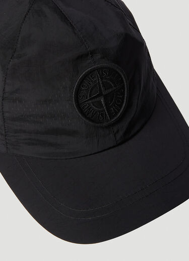 Stone Island Compass 贴饰棒球帽 黑色 sto0152092