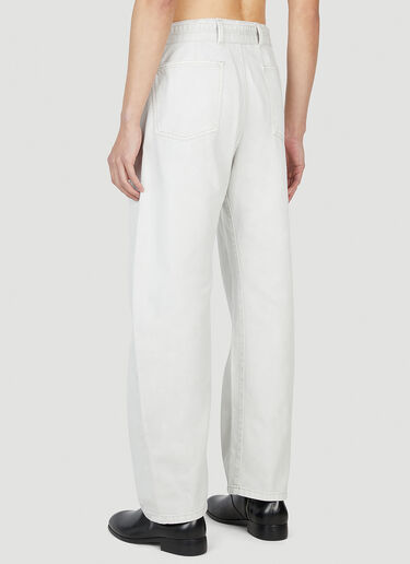 Lemaire Belted Jeans White lem0352003