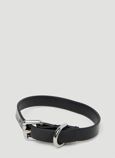 Acne Studios Face Logo Pet Leash Black acn0251026