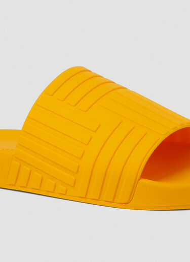 Bottega Veneta Rubber Carpet Slides Orange bov0247042