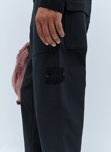 Stone Island Ghost 斜纹布裤 藏蓝色 sto0154035