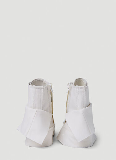 Yohji Yamamoto Layered High Top Sneakers White yoy0250012