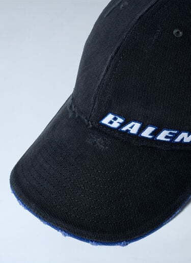 Logo Motif Baseball Cap Balenciaga Logo Motif Baseball Cap Black bal0162009
