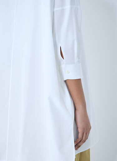 Jil Sander 棉质休闲衬衫  白色 jil0259013
