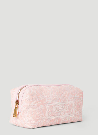 Versace Barocco Athena Jacquard Vanity Pouch Pink ver0255027